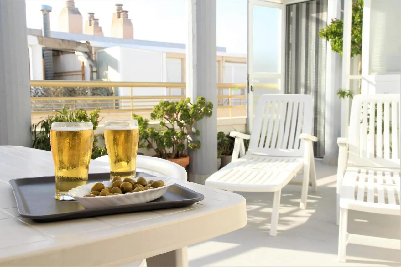 La Perla Apartment, Paradis Park, La Pineda - Atico 1ª Linea - Solarium - Wifi - Piscina 公寓